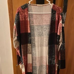 Plaid cardigan 24 hour sale